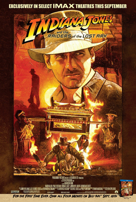 Indiana Jones riders of ark 1 Poster Canvas Movie Film Print A0 A1 A2 A3 A4 A5 A
