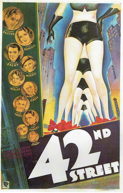 42ad Street- 1933 - Poster (A0-A4) Film Movie Picture Art Wall Decor Actor