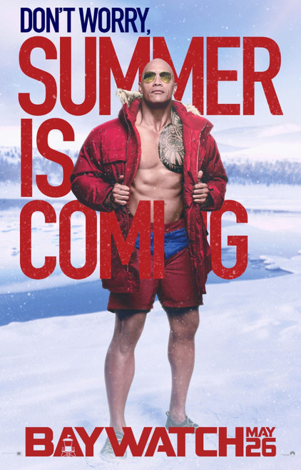 Baywatch (2017)_1 Movie Film Poster Canvas iconic design