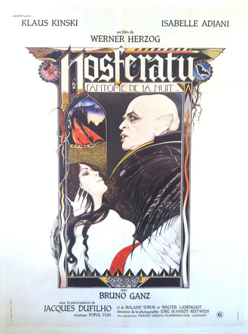 NOSFERATU PHANTOM DER NACHT (NOSFERATU THE VAMPYRE) (1979) 3 Poster Canvas Movie