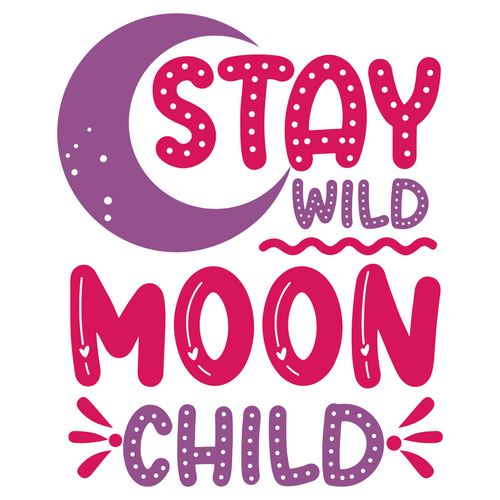 Stay wild moon child-01 (4) Poster Canvas Movie Film Print A0 A1 A2 A3 A4 A5 A6