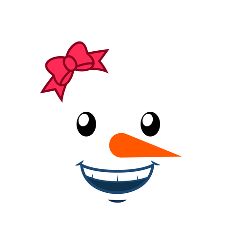 Snowman-Face_9 Poster Canvas Movie Film Print A0 A1 A2 A3 A4 A5 A6 Art Wall Deco