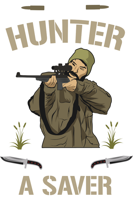 Be a Hunter and a Saver Poster Canvas Movie Film Print A0 A1 A2 A3 A4 A5 A6 Art