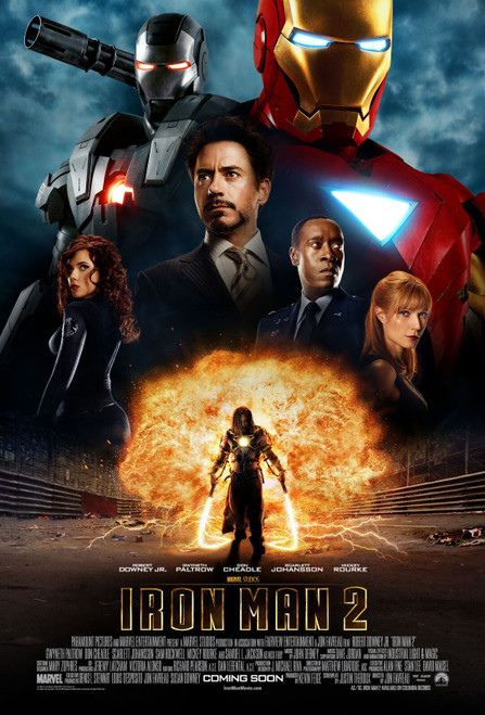 Iron Man 2 Poster Canvas Movie Film Print A0 A1 A2 A3 A4 A5 A6 Art Wall Decorati