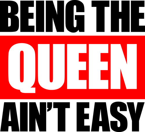 BEINGTHEQUEENAINTEASY (2) Poster Made to Order Canvas Print A0 A1 A2 A3 A4 A5 A6