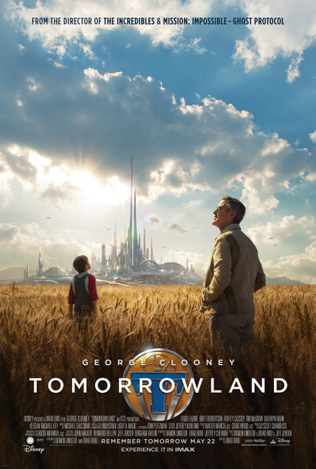 Tomorrowland (2015)_2 Poster Canvas Movie Film Print A0 A1 A2 A3 A4 A5 A6 Art Wa