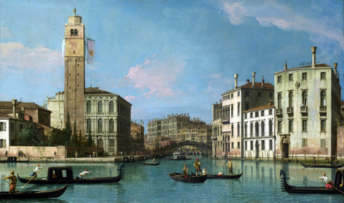 CANALETTO - Entrance to the Cannaregio Poster Canvas Movie Film Print A0 A1 A2 A