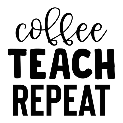 Coffee Teach Repeat 2-01 Poster Canvas Movie Film Print A0 A1 A2 A3 A4 A5 A6 Ar