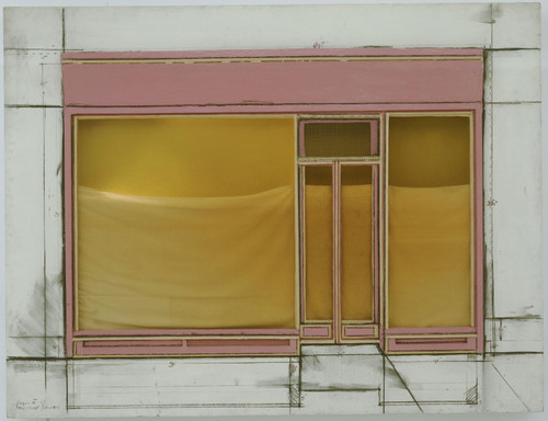 Christo - Store Front Project Poster Canvas Movie Film Print A0 A1 A2 A3 A4 A5 A