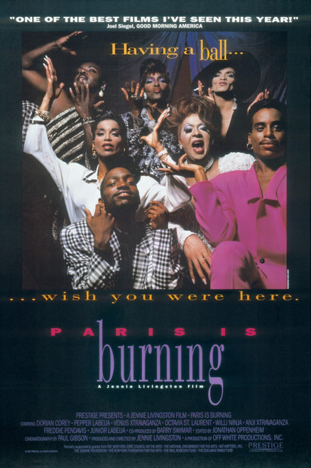 Paris is Burning (1991)_0 Poster Canvas Movie Film Print A0 A1 A2 A3 A4 A5 A6 Ar