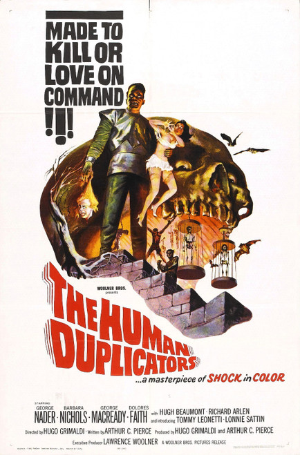 Human Duplicators 01 Poster Canvas Movie Film Print A0 A1 A2 A3 A4 A5 A6 Art Wal
