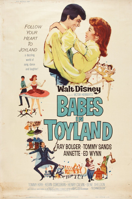 Babes in Toyland (1961)_2 Movie Film Poster Canvas iconic design