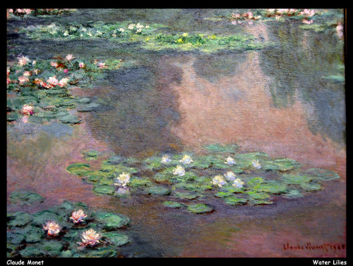 claude-monet---water-lilies-2_11015966975_o(1) Poster Canvas Movie Film Print A0