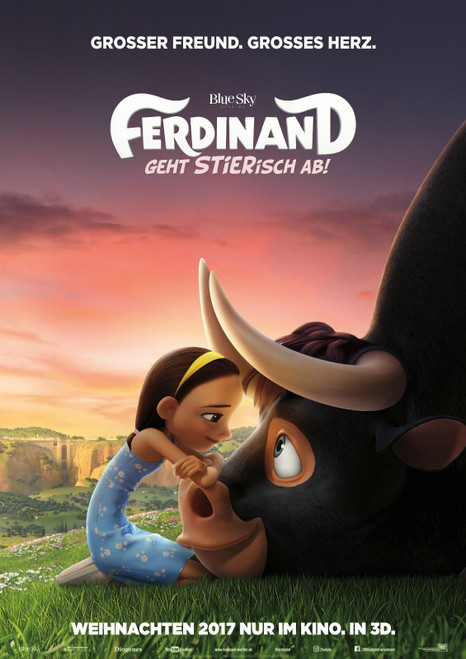 Ferdinand (2017)_4 Movie Film Poster Canvas iconic design