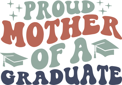 Proud mother of a graduate (2) Poster Canvas Movie Film Print A0 A1 A2 A3 A4 A5