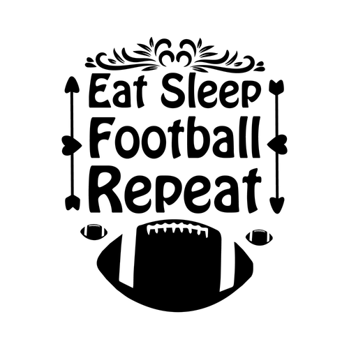 Eat Sleep Football Repeat-01 (3) Poster Canvas Movie Film Print A0 A1 A2 A3 A4 A