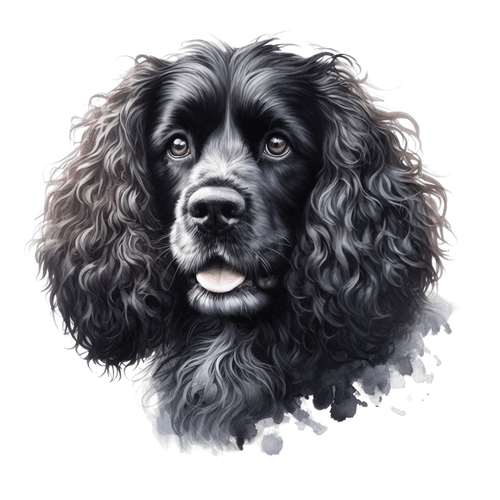 243 American Water Spaniel Poster Canvas Movie Film Print A0 A1 A2 A3 A4 A5 A6 A