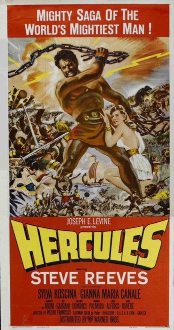 Hercules 1958 02 Poster Canvas Movie Film Print A0 A1 A2 A3 A4 A5 A6 Art Wall De