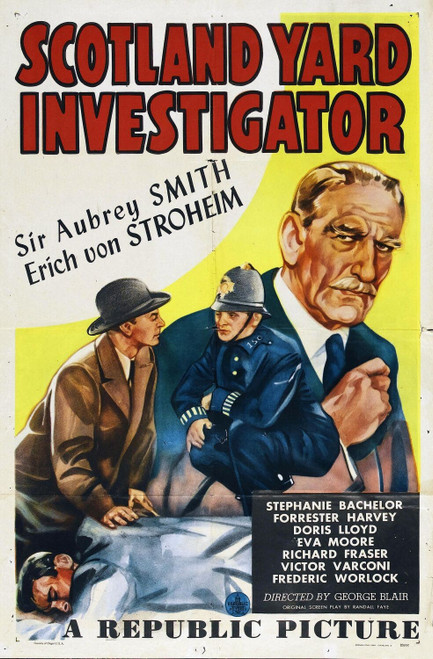 Scotland Yard Investigator (1945)_0 Poster Canvas Movie Film Print A0 A1 A2 A3 A