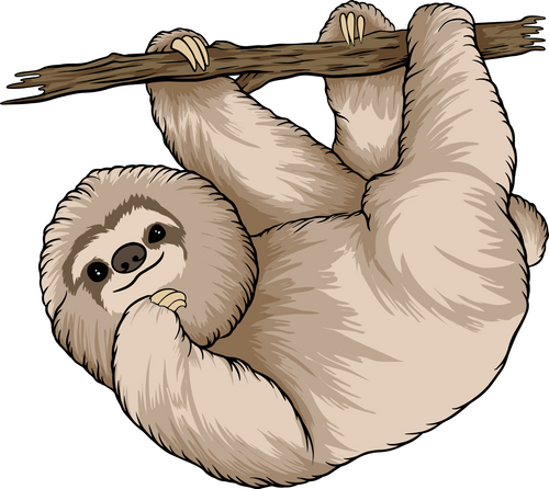 Sloth 3 Poster Canvas Movie Film Print A0 A1 A2 A3 A4 A5 A6 Art Wall Decoration