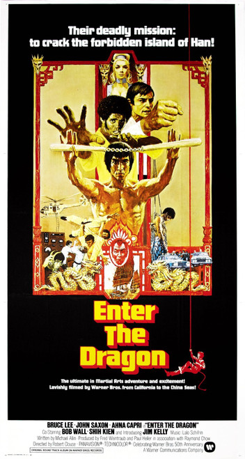 Enter The Dragon 002 Poster Canvas Movie Film Print A0 A1 A2 A3 A4 A5 A6 Art Wal