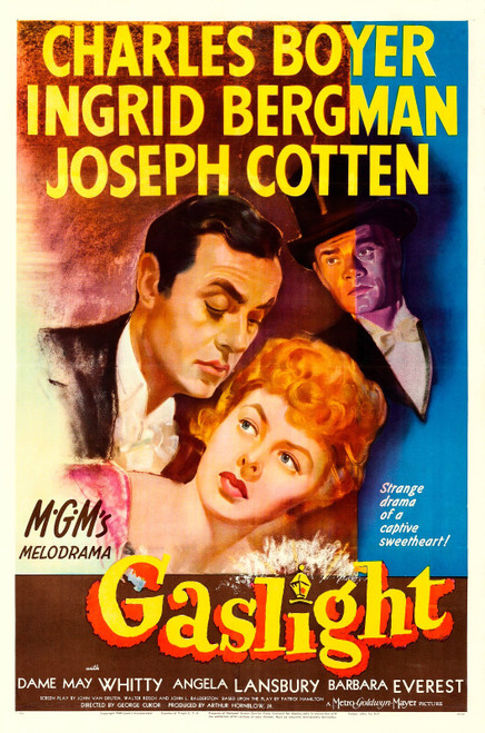 Gaslight (1944)_3 Movie Film Poster Canvas iconic design