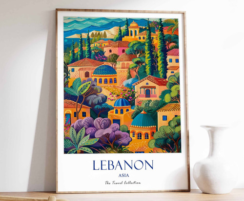 6_Lebanon Print, Lebanon Travel Poster, Middle East Travel Print, Islamic Decor,