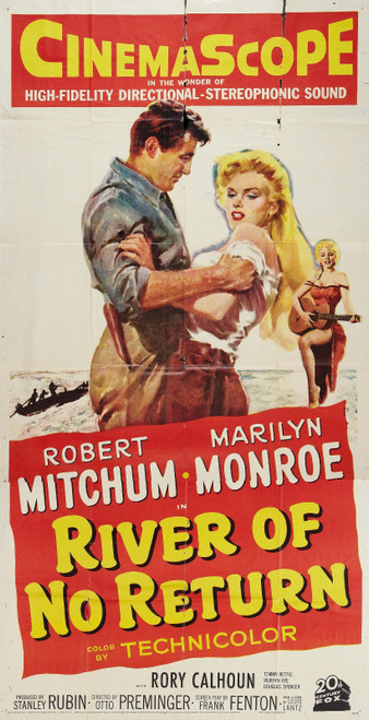 River of No Return (1954)_5 Poster Canvas Movie Film Print A0 A1 A2 A3 A4 A5 A6