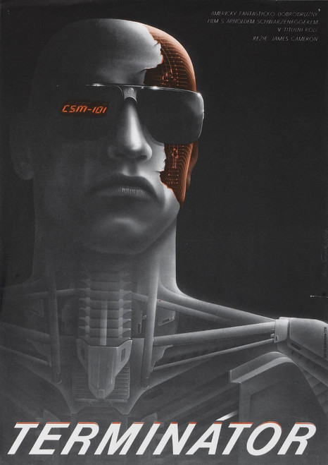 Terminator 06 Poster Canvas Movie Film Print A0 A1 A2 A3 A4 A5 A6 Art Wall Decor