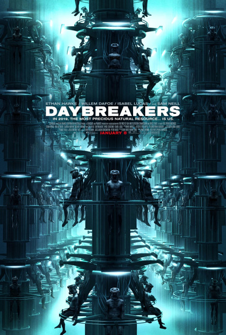 Daybreakers (2010)_2 Movie Film Poster Canvas iconic design