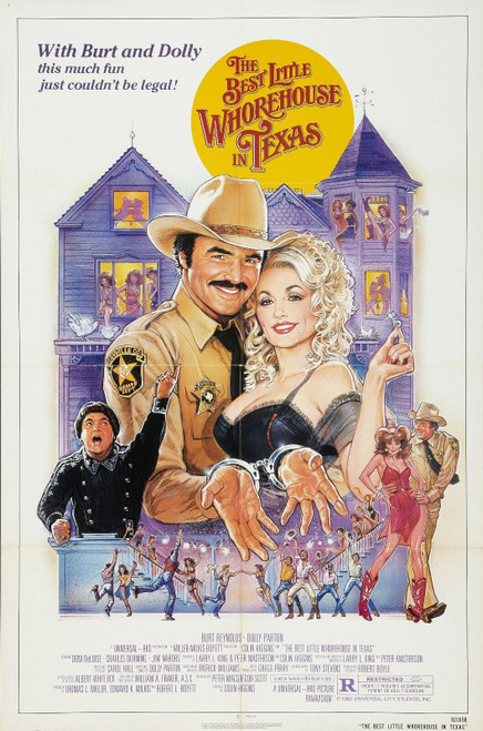 The Best Little Whorehouse in Texas (1982)_0 Poster Canvas Movie Film Print A0 A