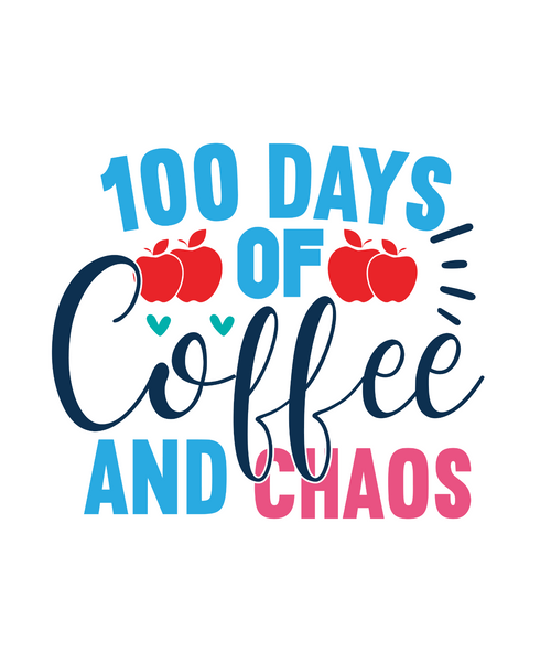 100 Days of Coffee and Chaos-01 Poster Canvas Movie Film Print A0 A1 A2 A3 A4 A5