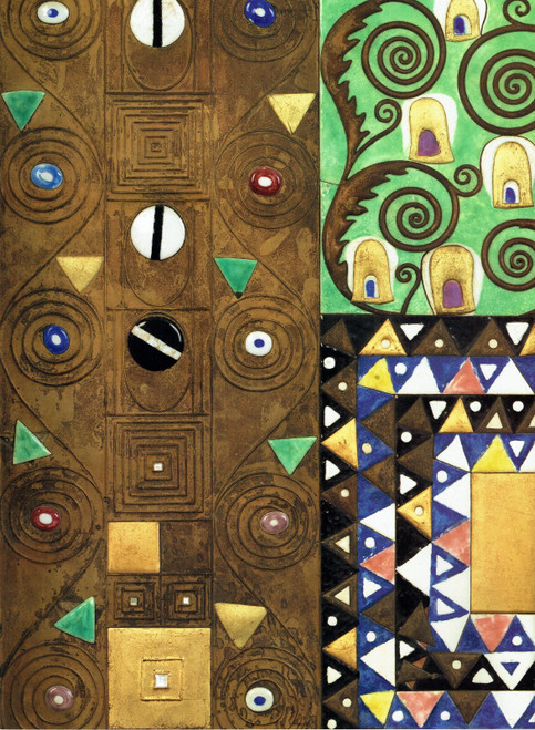 Detail of Knight -Klimt 1909-11 p9 Art Gallery Poster Canvas Print Wall Decorati