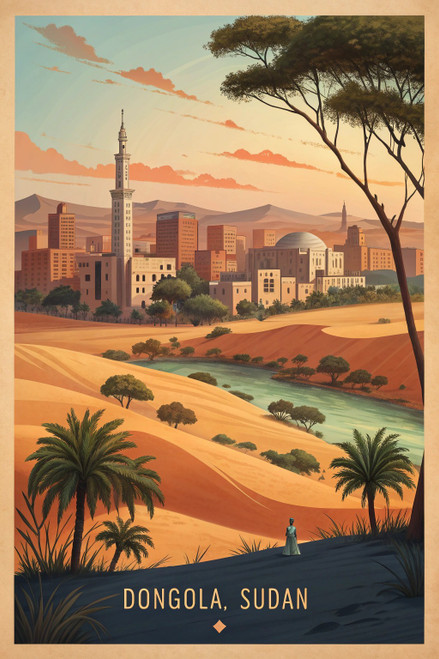 Majestic Maringá Brazil Travel Art - Cathedral Skyline Poster Print Poster Movie