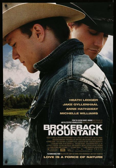 brokeback mountain - Poster (A0-A4) Film Movie Picture Wall Decor Actor