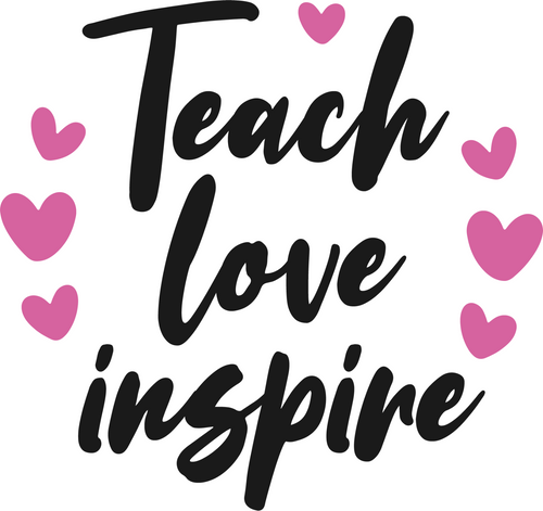 teach love inspire (2) Poster Canvas Movie Film Print A0 A1 A2 A3 A4 A5 A6 Art