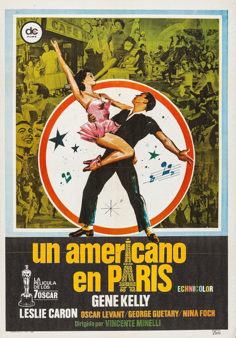 An American in Paris (1951)_3 Movie Film Poster Canvas iconic design