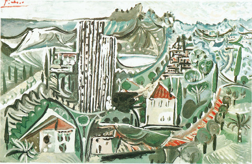 Landscape at Mougins 1965 Picasso