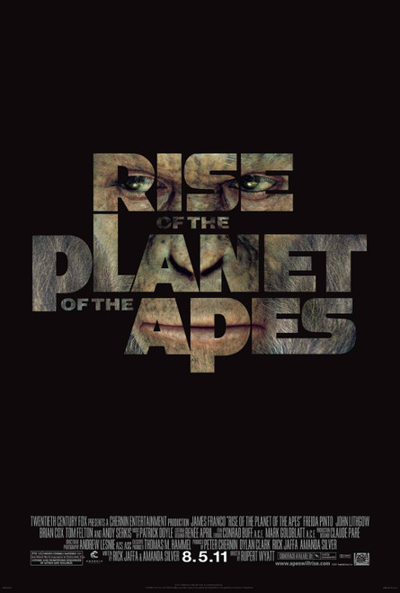 Rise of the Planet of the Apes (2011)_1 Poster Canvas Movie Film Print A0 A1 A2