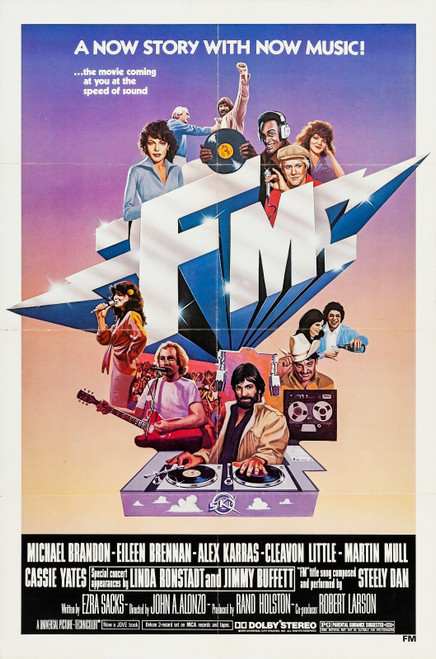 FM (1978)_2 Movie Film Poster Canvas iconic design