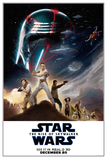 Star Wars The Rise of Skywalker 2 Poster Canvas Movie Film Print A0 A1 A2 A3 A4