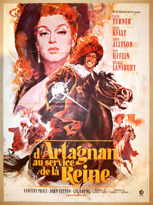 THE THREE MUSKETEERS (1948) 3 Poster Canvas Movie Film Print A0 A1 A2 A3 A4 A5 A
