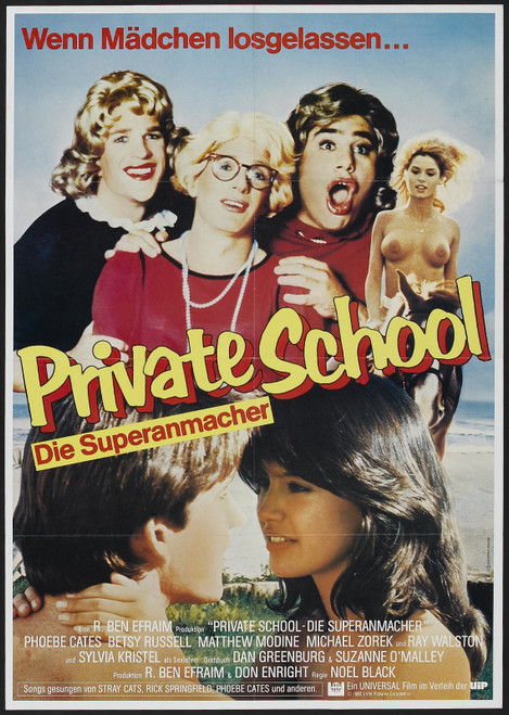 Private School 02 Poster Canvas Movie Film Print A0 A1 A2 A3 A4 A5 A6 Art Wall D