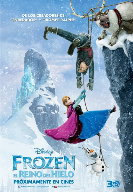 Frozen (2013)_7 Movie Film Poster Canvas iconic design