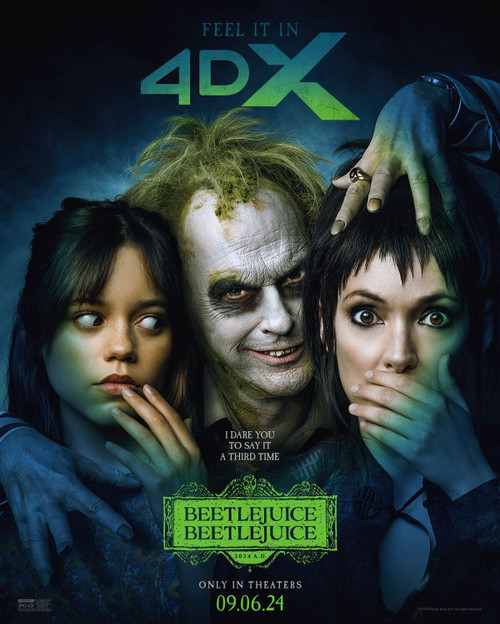 Beetlejuice Beetlejuice (2024)_14 Movie Film Poster Canvas iconic design
