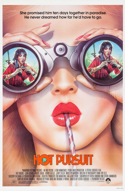 Hot Pursuit (1987)_0 Movie Film Poster Canvas iconic design