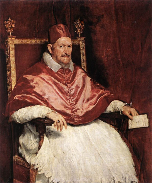 Velazquez_Portrait_of_Innocent_X Poster Canvas Movie Film Print A0 A1 A2 A3 A4 A