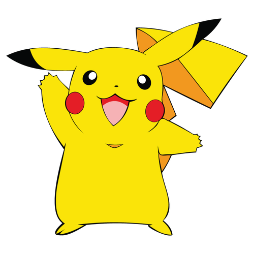 Pikachu PNG 10 Poster Canvas Movie Film Print A0 A1 A2 A3 A4 A5 A6 Art Wall Deco