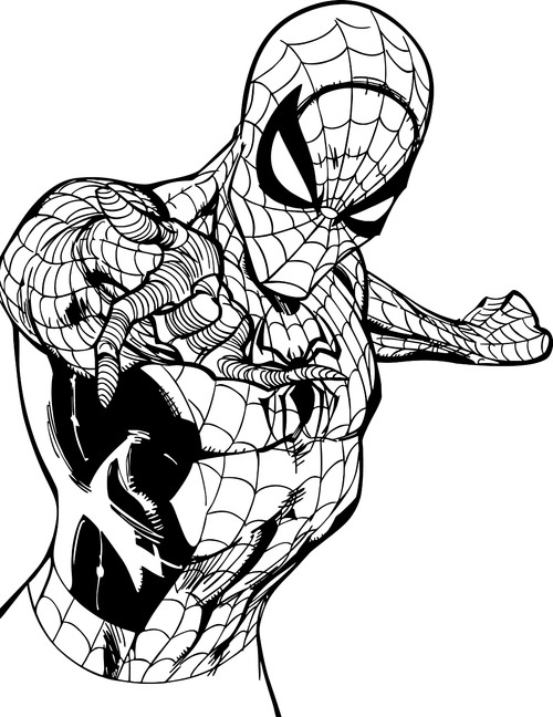 Spideman black & white5 Poster Canvas Movie Film Print A0 A1 A2 A3 A4 A5 A6 Art