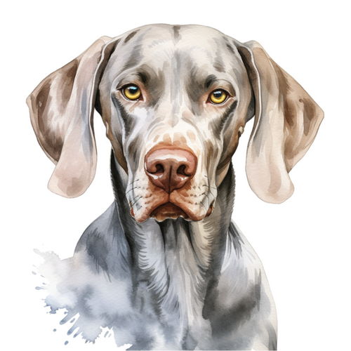 Weimaraner (4) Poster Canvas Movie Film Print A0 A1 A2 A3 A4 A5 A6 Art Wall Deco